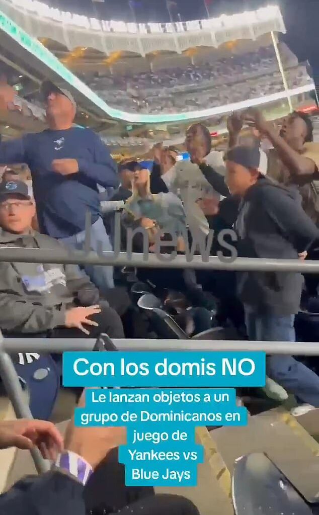 Guerrero's family was seated along the third-base line at Yankee Stadium for Game 4