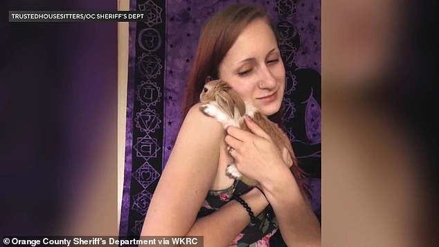 Luhring, one of the suspects, is pictured, Police said she used an alias to find homes to housesit