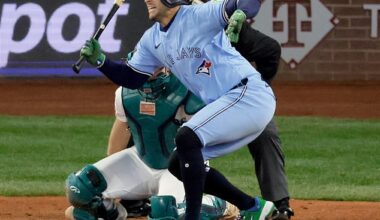Mariners fans booed Blue Jays star George Springer after he was hit on the knee by a pitch