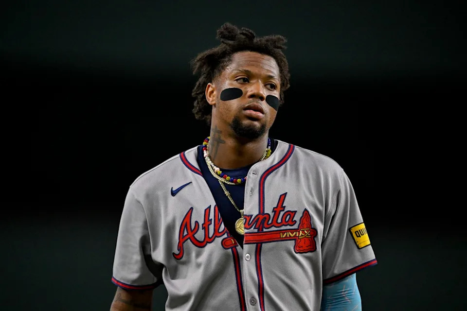 Atlanta Braves right fielder Ronald Acuna Jr.© Jerome Miron-Imagn Images