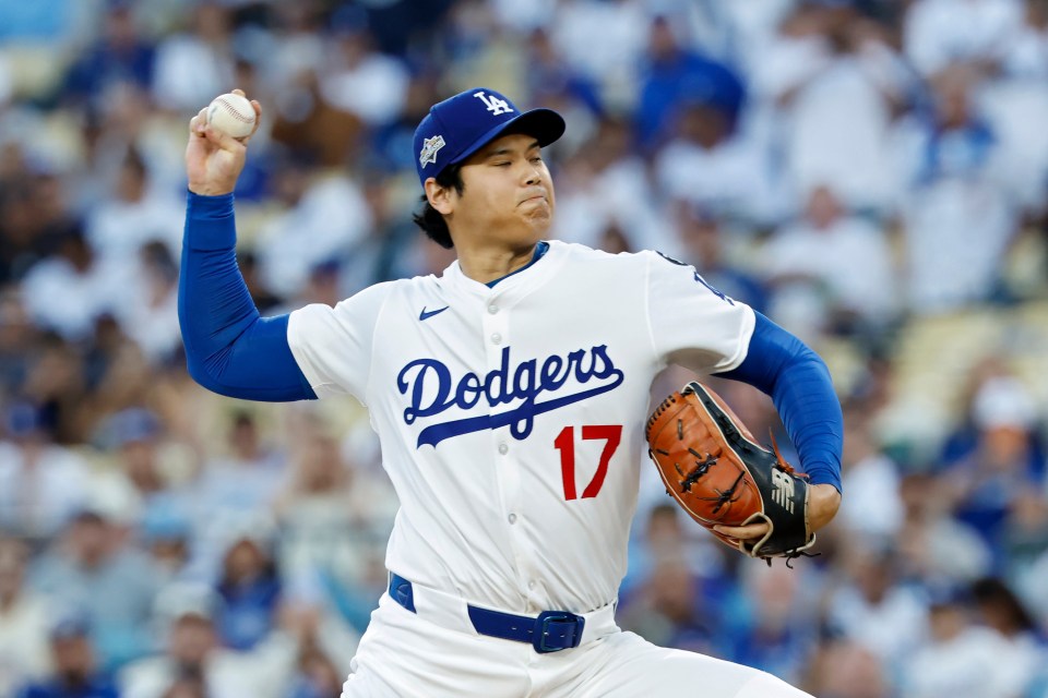 Shohei Ohtani pitching