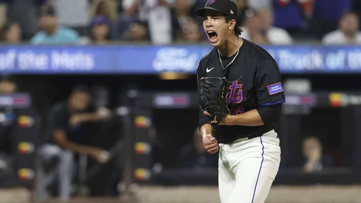 Tong pitches 5 innings in debut, Mets set team record for runs at home in 19-9 romp over Marlins