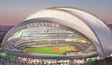 A’s apply for building permits for Las Vegas ballpark worth $523M