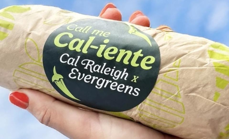 Cal Raleigh wrap at Evergreens
