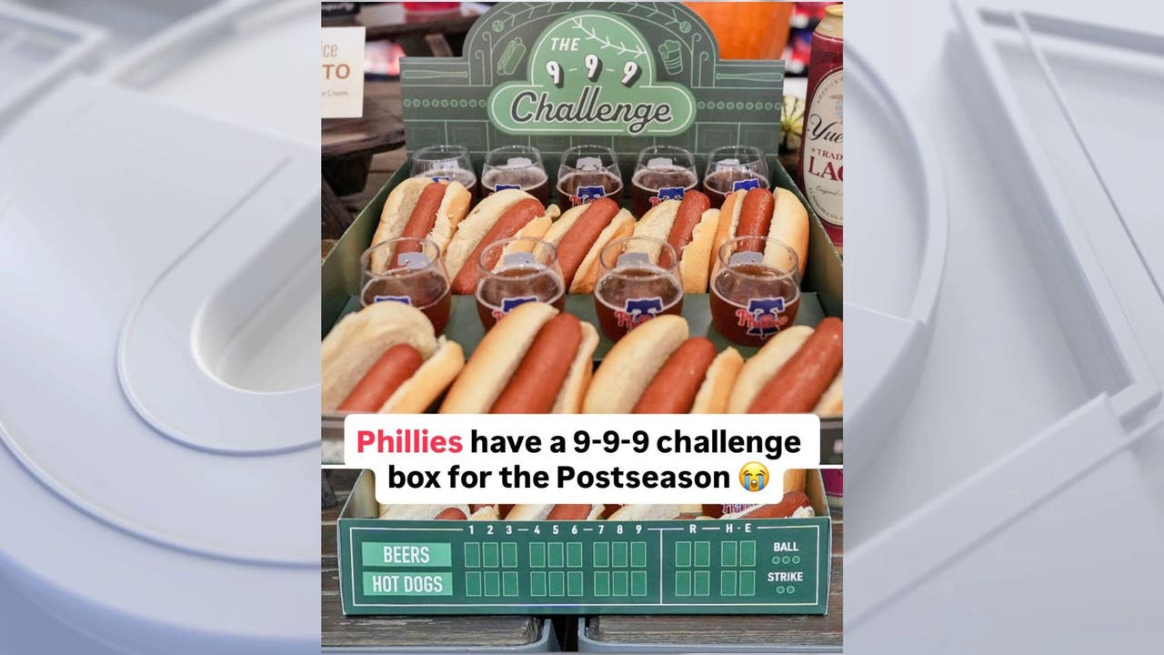 Phillies offering 9/9/9 hot dog and beer box for MLB playoffs