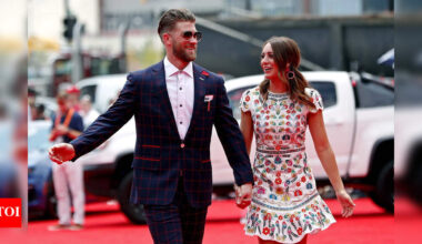 Chaos hits Red October as Bryce Harper's family expands with fourth child ahead of NLDS | MLB News