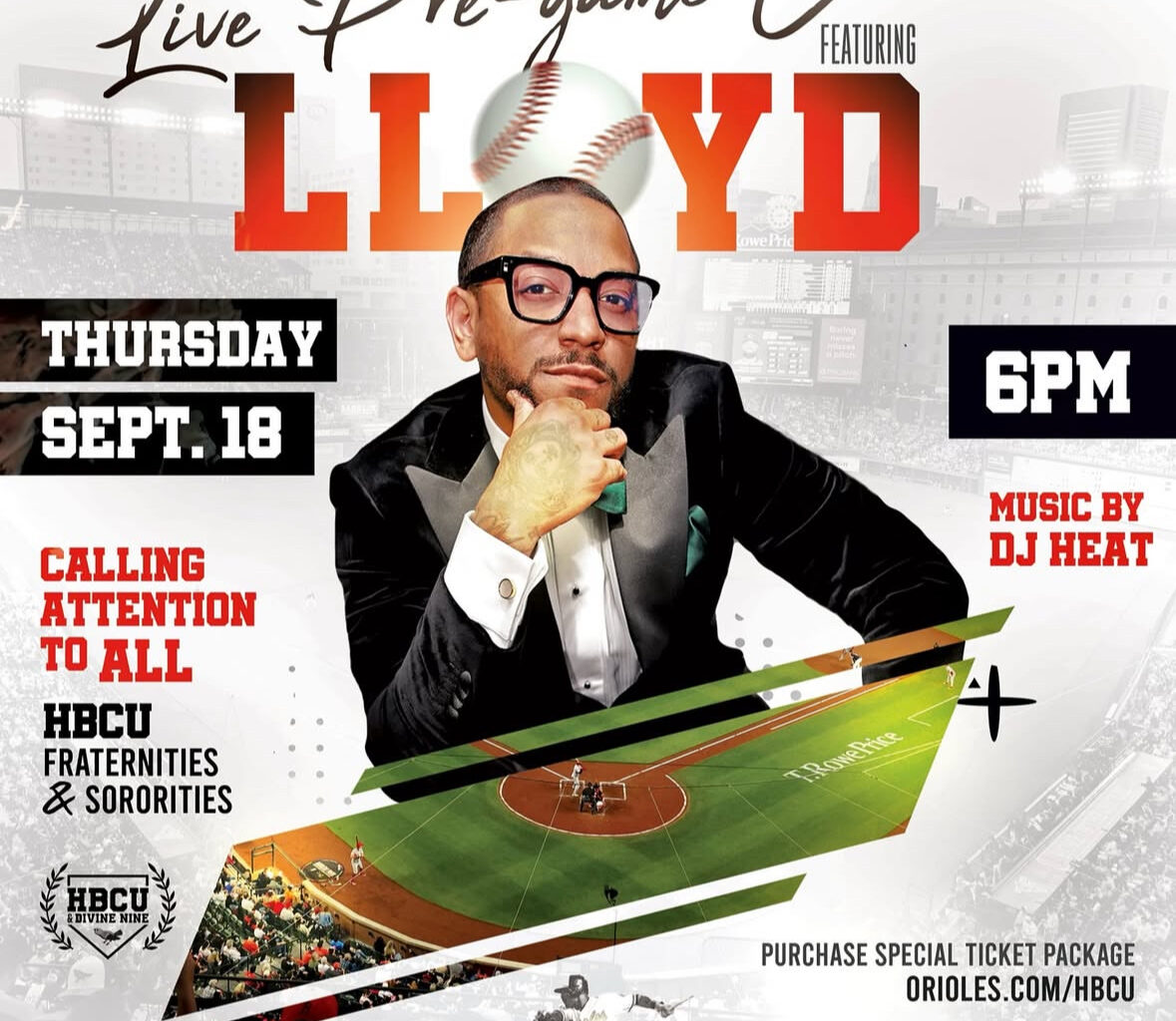 Singer Lloyd to perform at Orioles' HBCU celebration