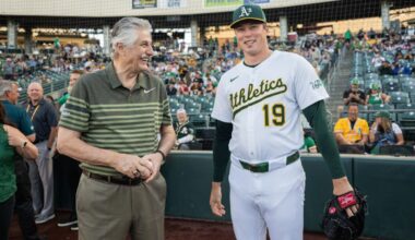 Athletics pitcher Mason Miller