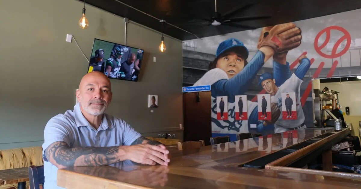 Why this Boyle Heights business owner is painting over his Dodgers mural