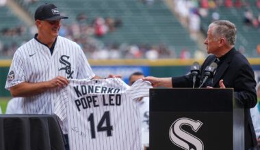 From one No. 14 to another, Chicago White Sox great Paul Konerko gets gift from Pope Leo XIV in honor of 2005 World Series title