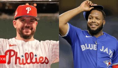 MLB Playoffs 2025: Kyle Schwarber lifts Phillies as Vladimir Guerrero Jr. leads Blue Jays past Yankees | MLB News