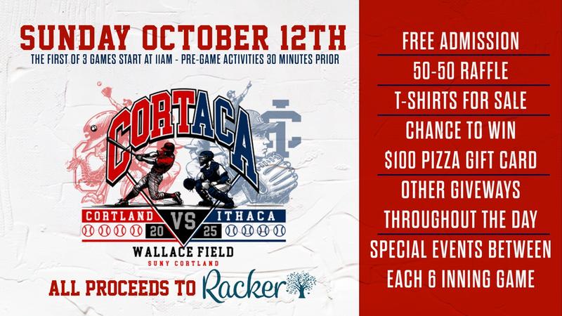 Ithaca Baseball Heads to Cortland Sunday, Oct. 12, for Charity Exhibition Mini-Series