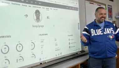 London teacher using love for Toronto Blue Jays to teach students