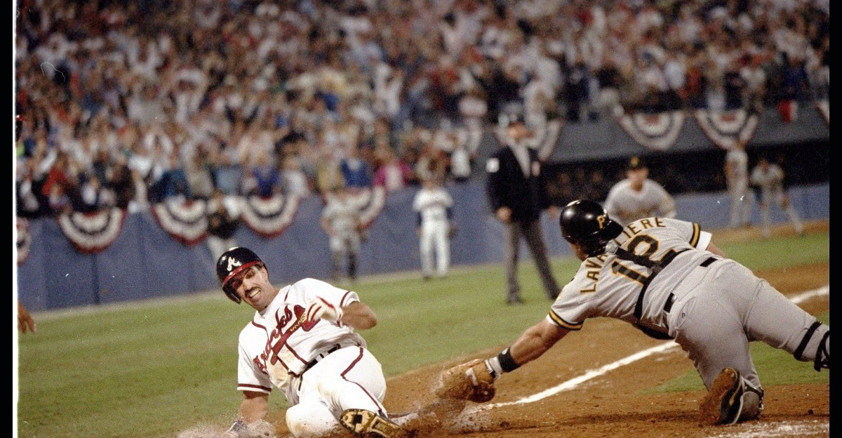This Day in Braves History: Francisco Cabrera drives in Sid Bream to win the NLCS over the Pirates