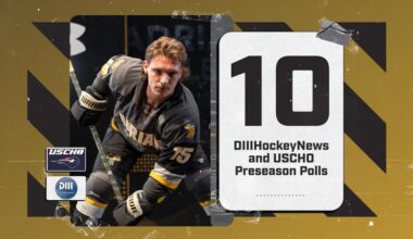 NCAA Men's Hockey Opens Season at No. 10 in USCHO and DIIIHockeyNews Polls