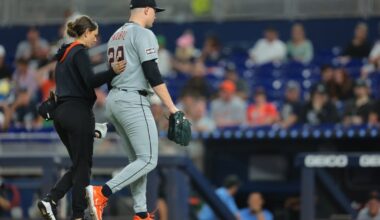 Tarik Skubal injured in Tigers' loss to Sandy Alcantara, Marlins