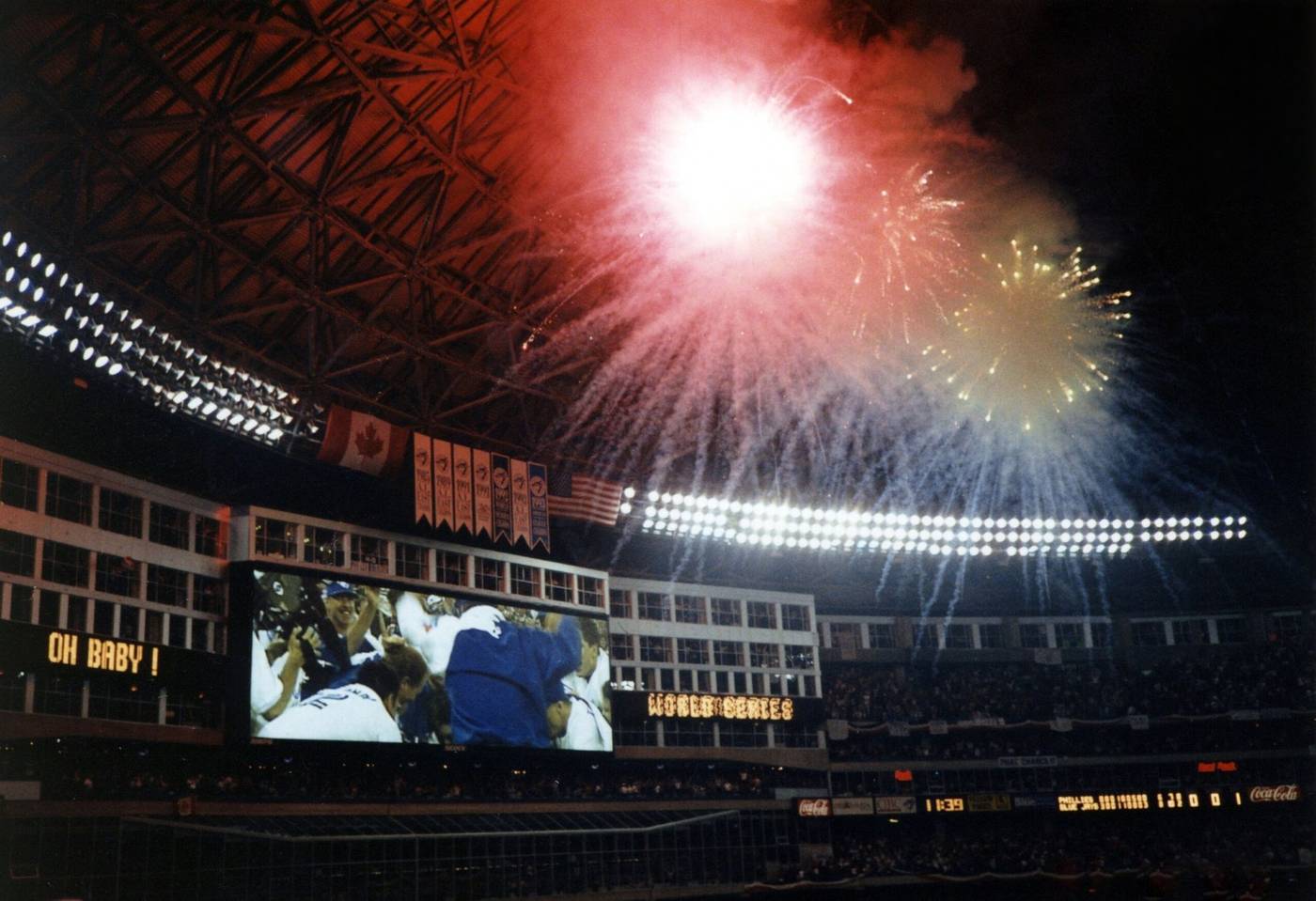 rogers centre skydome 1990s world series