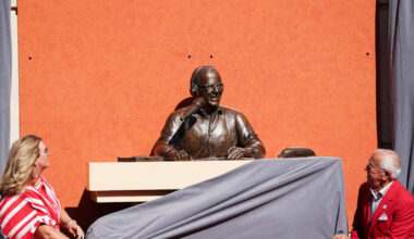 13-Year-Old Arrested After Marty Brennaman Statue Vandalized Outside of Reds' Stadium