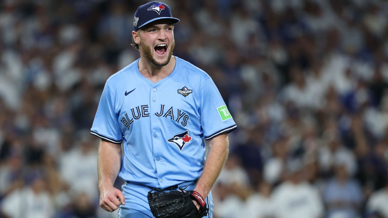 Yesavage's record 12 K's lead Blue Jays by Dodgers in Game 5