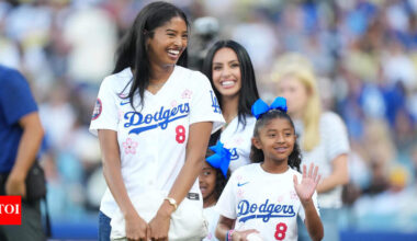 Vanessa Bryant’s family outing steals the spotlight as Los Angeles Dodgers fall short against Toronto Blue Jays in Game 5 | NBA News