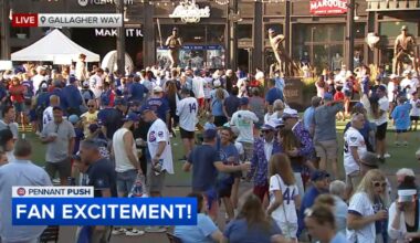 Chicago Cubs beat San Diego Padres in first MLB playoff game at Wrigley Field since 2020