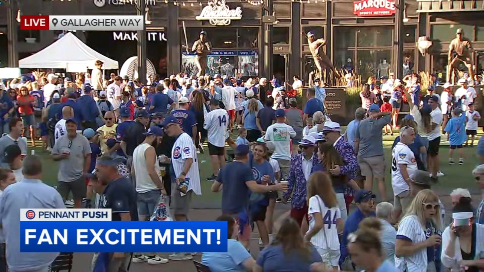 Chicago Cubs beat San Diego Padres in first MLB playoff game at Wrigley Field since 2020