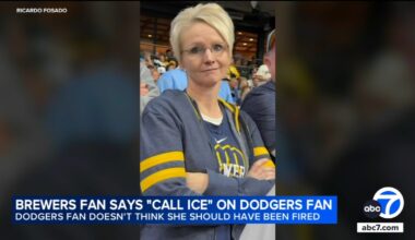 Brewers fan loses job after saying 'call ICE' on Dodgers fan during playoff game