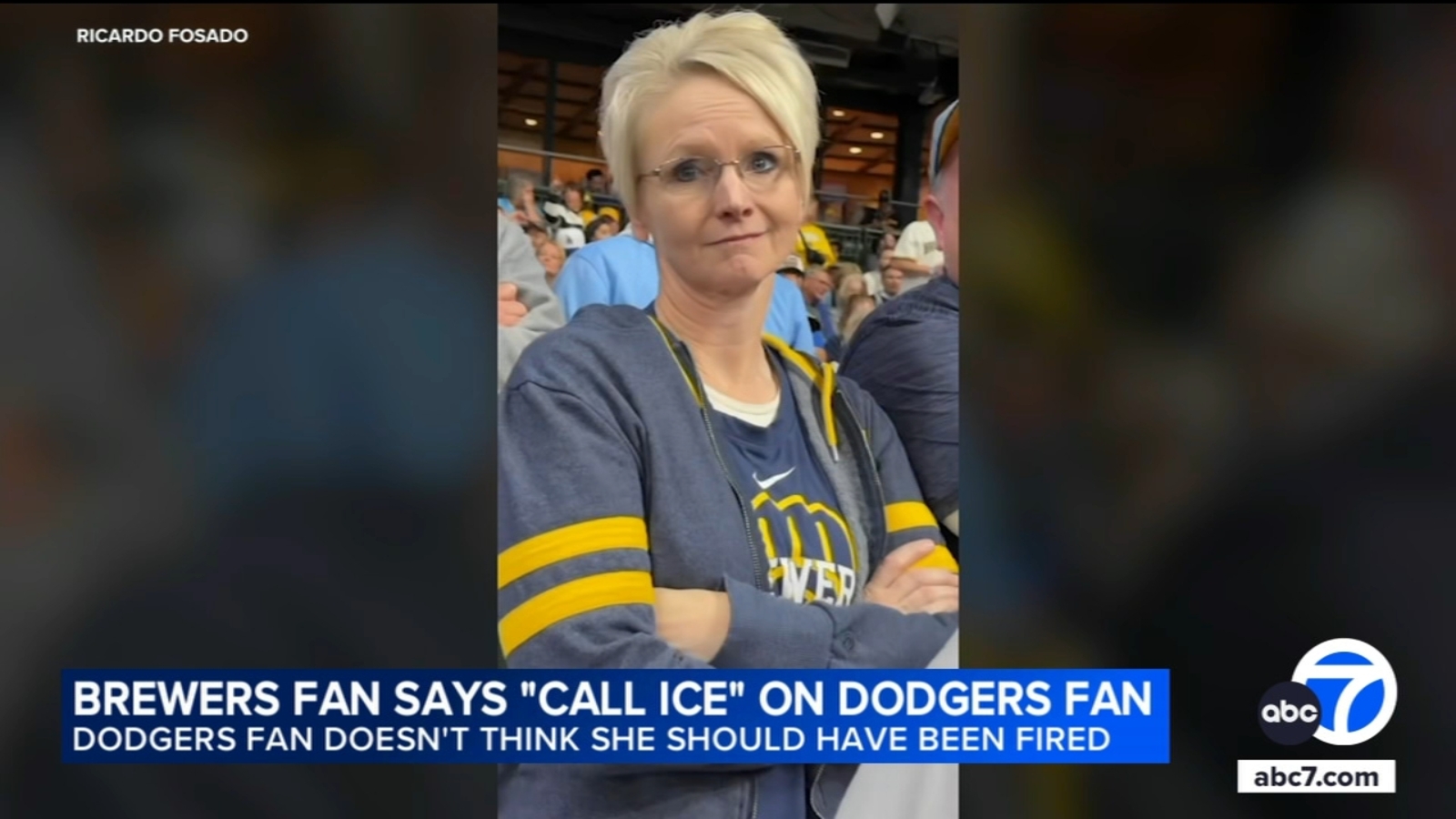 Brewers fan loses job after saying 'call ICE' on Dodgers fan during playoff game