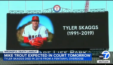Mike Trout expected in court Tuesday for Tyler Skaggs wrongful death trial