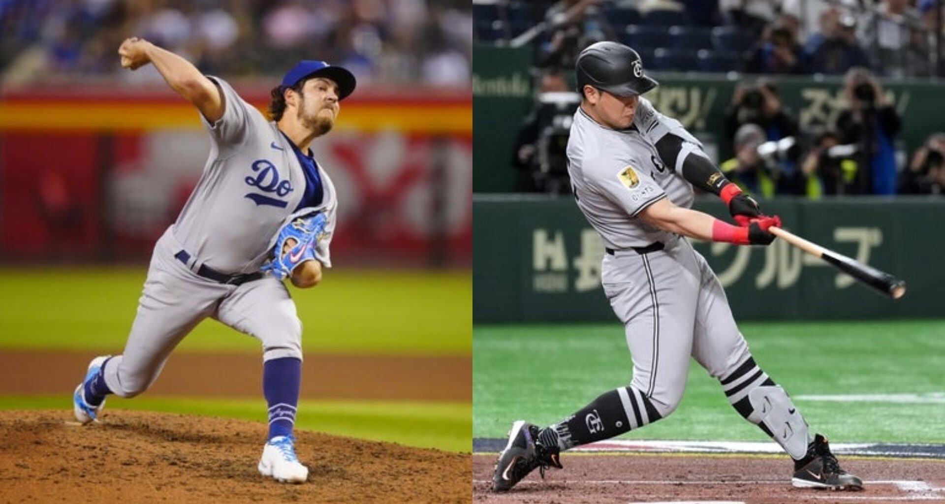 Dena BayStars Pitcher Trevor Bauer &amp; Yomiuri Giants Slugger Kazuma Okamoto
