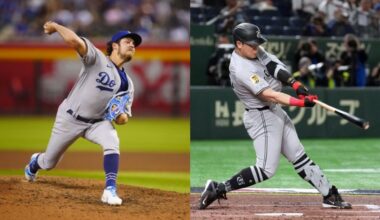 Dena BayStars Pitcher Trevor Bauer &amp; Yomiuri Giants Slugger Kazuma Okamoto