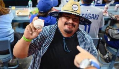 Meet the Dodgers fan who caught Teoscar Hernández’s home run in ‘meant-to-be moment’