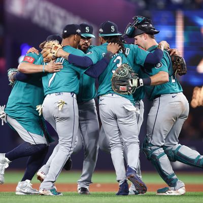 American League Championship Series - Seattle Mariners v Toronto Blue Jays - Game One