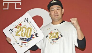 Masahiro Tanaka Becomes 4th Pitcher to Hit 200 Wins in Japan, U.S. Career