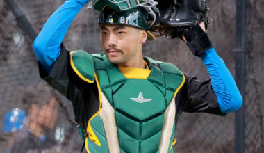 Taiwanese national team catcher Lyle Lin participated in Nippon-Ham