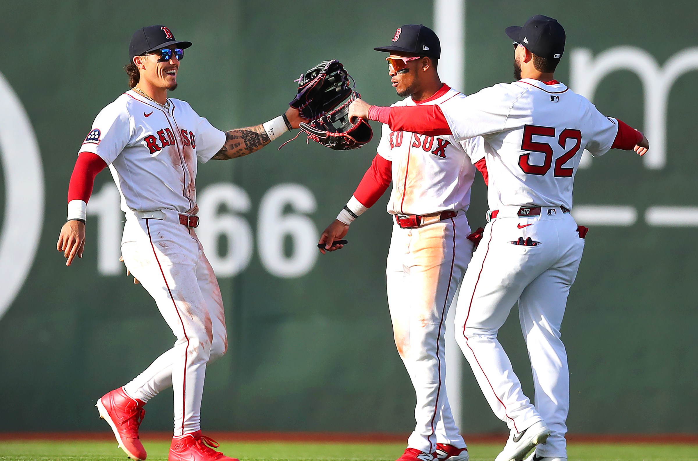 Red Sox honor the past then start fast, hold off Cardinals in home opener at Fenway Park