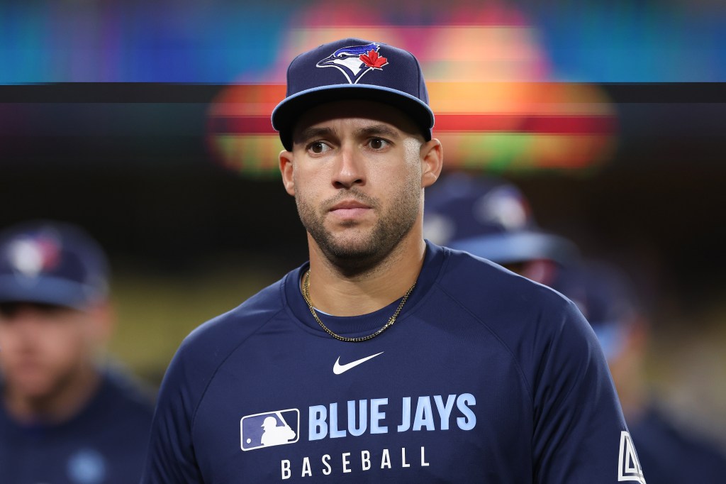 Toronto Blue Jays player in uniform.