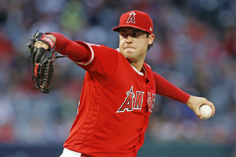 Tyler Skaggs in 2018.