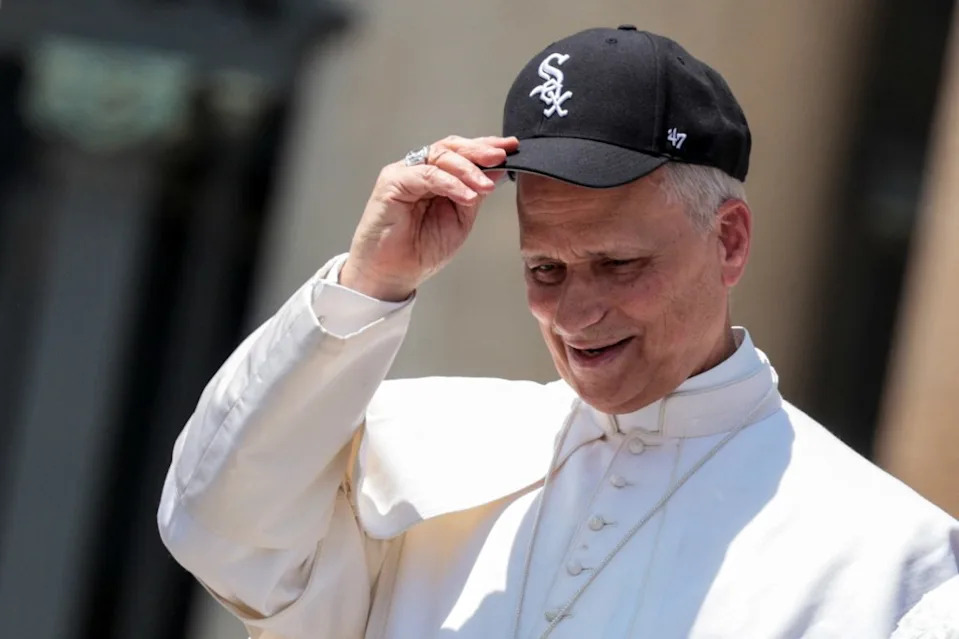 The Chicago native is the first American pope. REUTERS