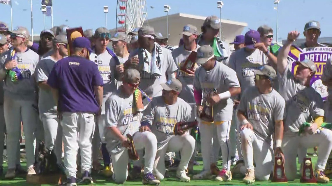 LSU baseball celebrates 2025 National Championship win with a ring ceremony