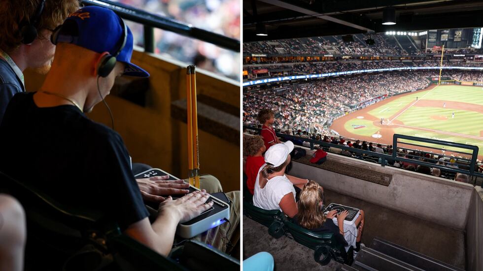 The Diamondbacks are now the first team in MLB to offer a tactile broadcast for blind and...