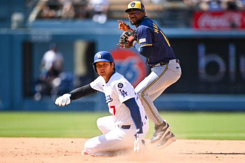 MLB: Milwaukee Brewers at Los Angeles Dodgers