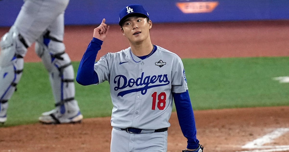 Yoshinobu Yamamoto throws complete game as Dodgers even World Series vs. Blue Jays