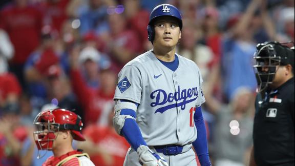 Hernández's homer lifts Ohtani and the Dodgers over the Phillies 5-3 in NL Division Series opener