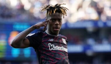 Nico Williams back in Athletic’s squad