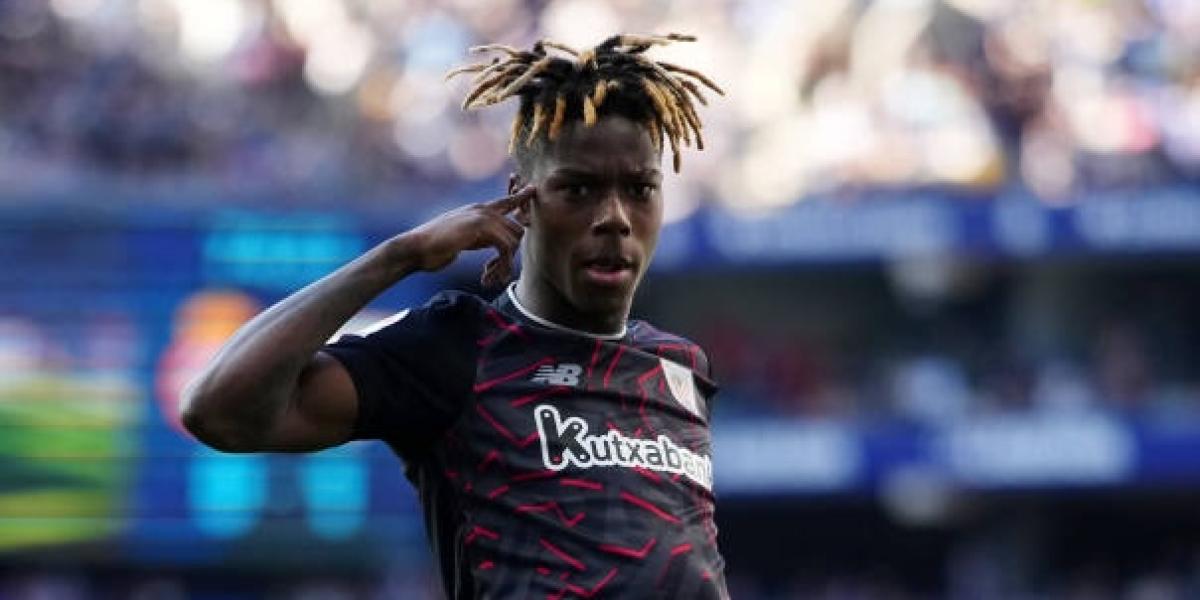 Nico Williams back in Athletic’s squad