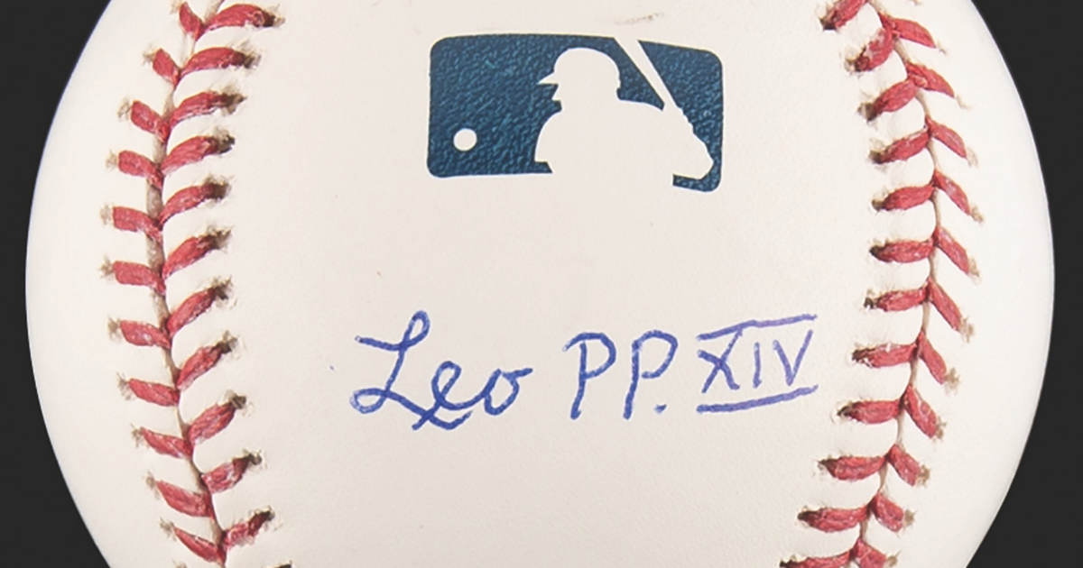 Baseball signed by White Sox fan Pope Leo XIV up for auction | National