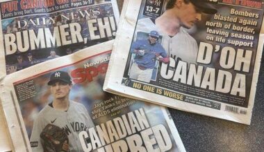 "Canadian Clubbed" - New York papers blister Yankees after two big losses in Toronto | National Sports