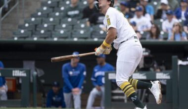 A’s rookie standout Nick Kurtz named finalist for 2025 Hank Aaron Award | Sports