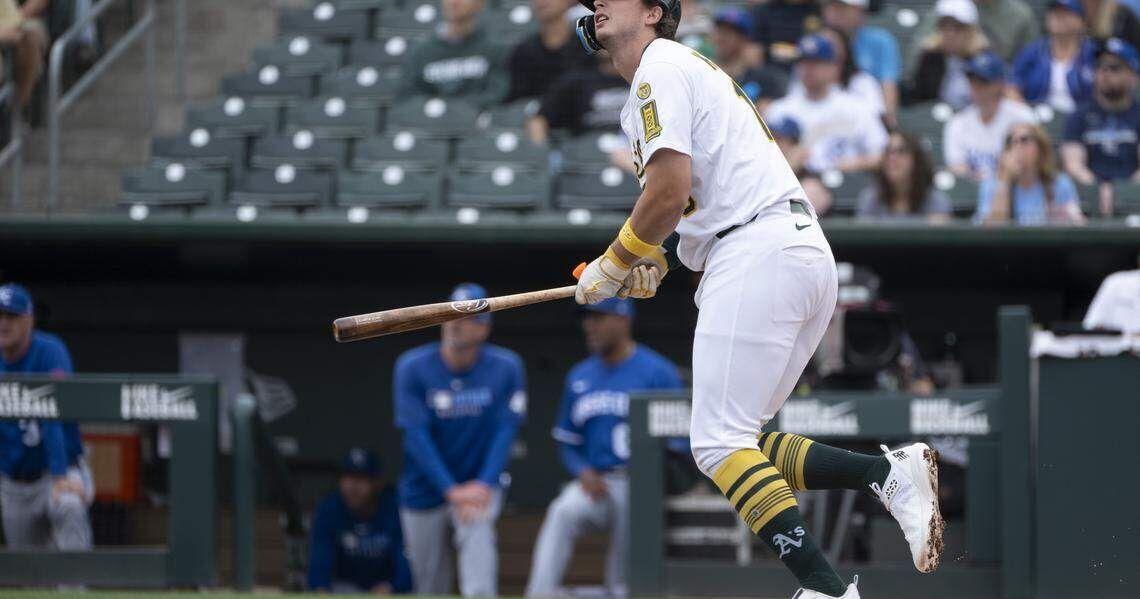 A’s rookie standout Nick Kurtz named finalist for 2025 Hank Aaron Award | Sports